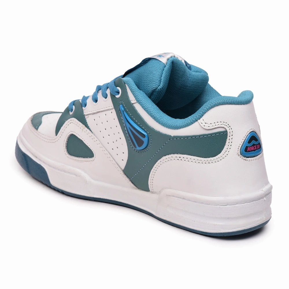 Waffle Debut Casual Shoes Force 10 Casual Blue Lacing Sneakers For Men DUPLAY NEW By Liberty