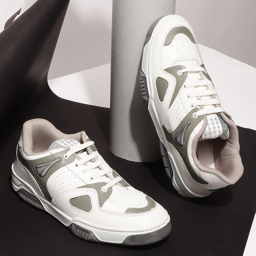 Puma Casual Shoes Force 10 Casual Grey Lacing Sneakers For Men DUPLAY NEW By Liberty