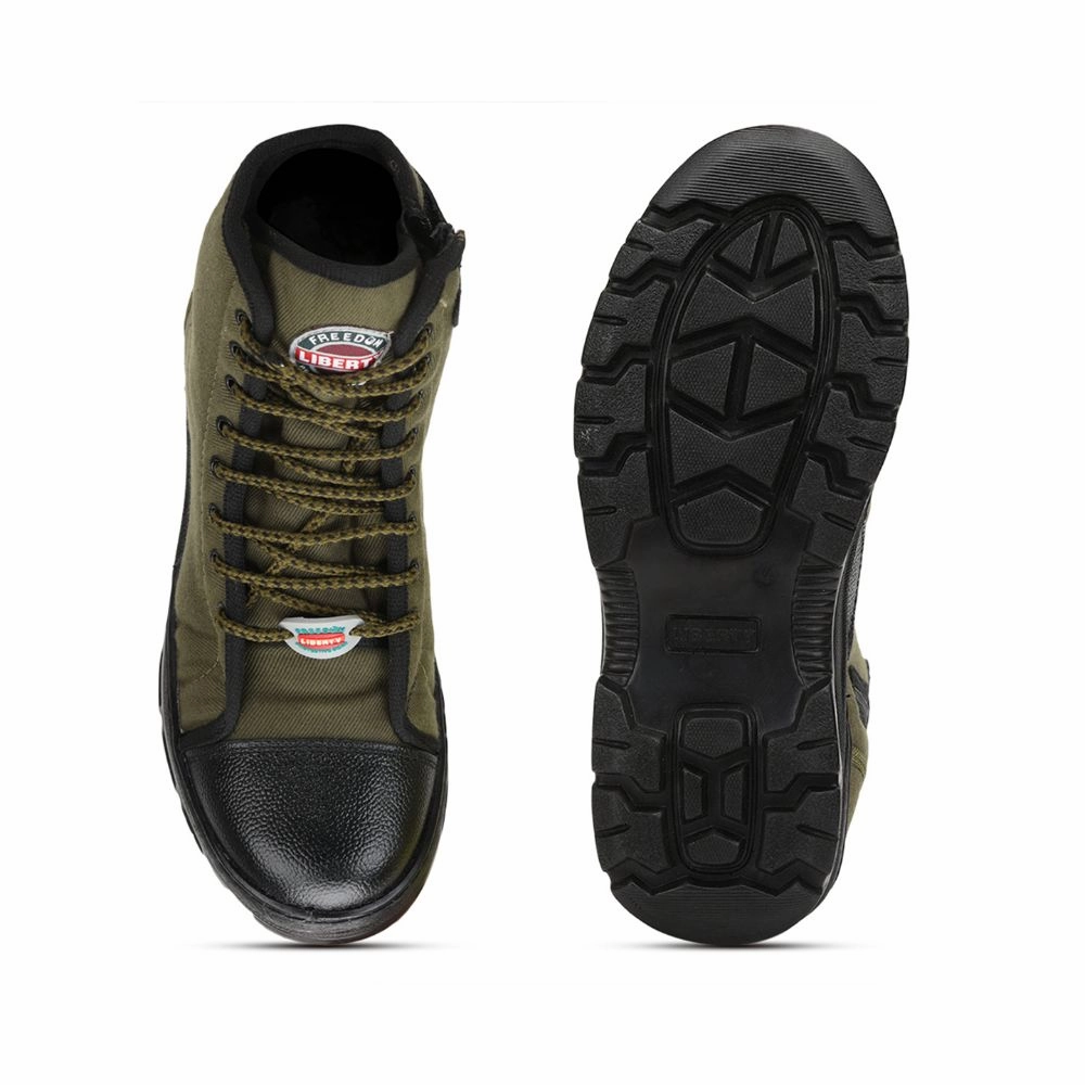 Jordan Casual Shoes Eclipse Freedom Casual (Green) Defence Jungle Boot HUNTER-Z By Liberty