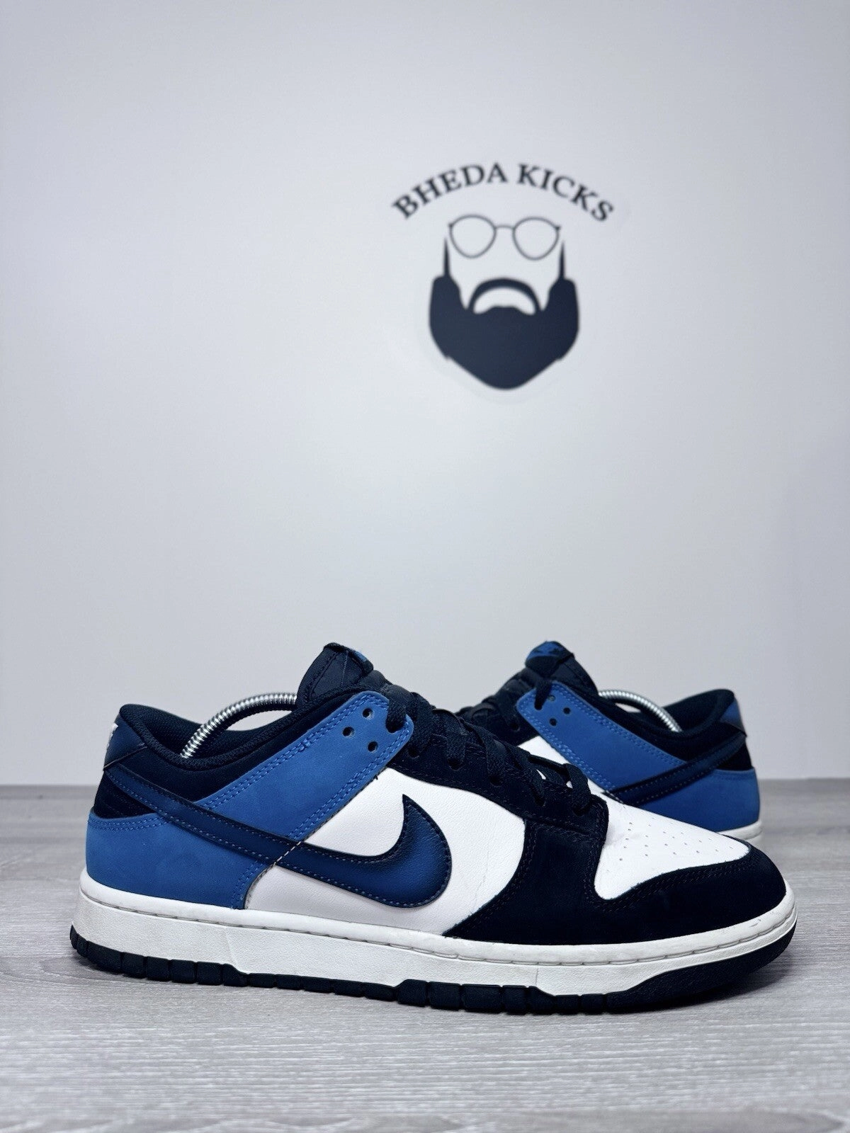 Old Model Asics Running Shoes Size 11 - Nike Dunk Low Airbrush Industrial Blue FD6923-100 Preowned Authentic