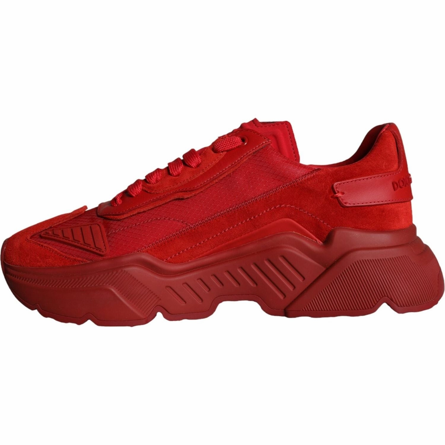 Air Sneakers Deals Dolce & Gabbana Red Leather Daymaster Low Top Sneakers Shoes