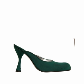 Snowshoe Running Shoes Dolce & Gabbana Green Suede Leather High Heel Pumps Shoes
