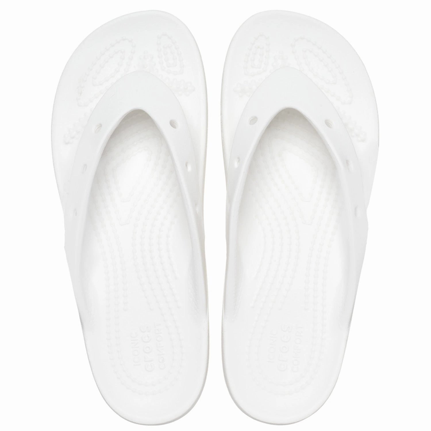 Kitten Heels Flip Flops Crocs Classic Platform Flip (207714) - White
