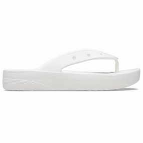 Crocs Classic Platform Flip (207714) - White Flip Or Flop New