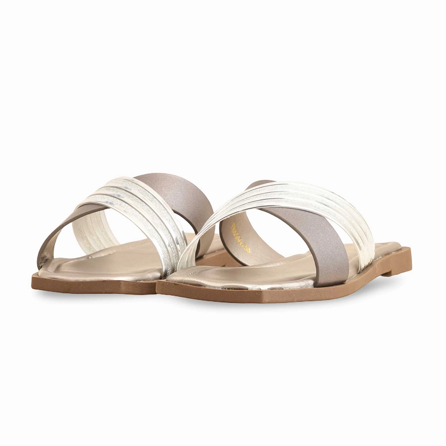 Grey Formal Slipper FR8346 Knitted Slippers Patterns Free