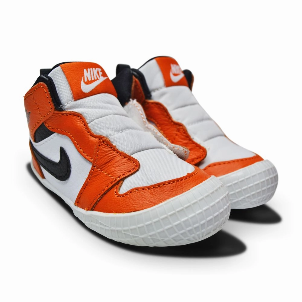 Asics Field Shoes Babies Baby Nike Jordan 1 Crib Bootie White Black "Starfish"