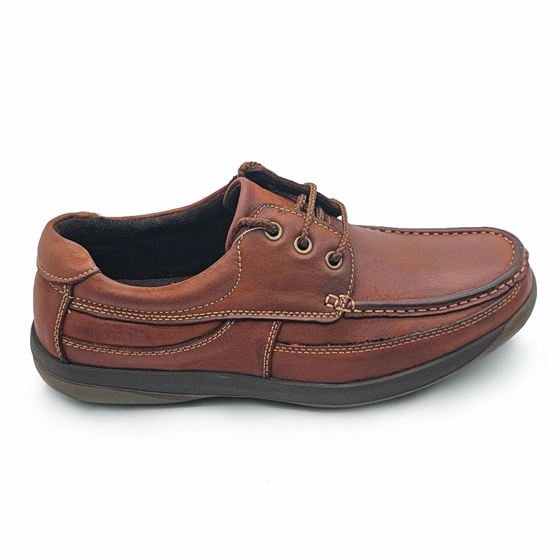 Flat Out Shoes Genuine Leather Lace Up Comfort Shoes