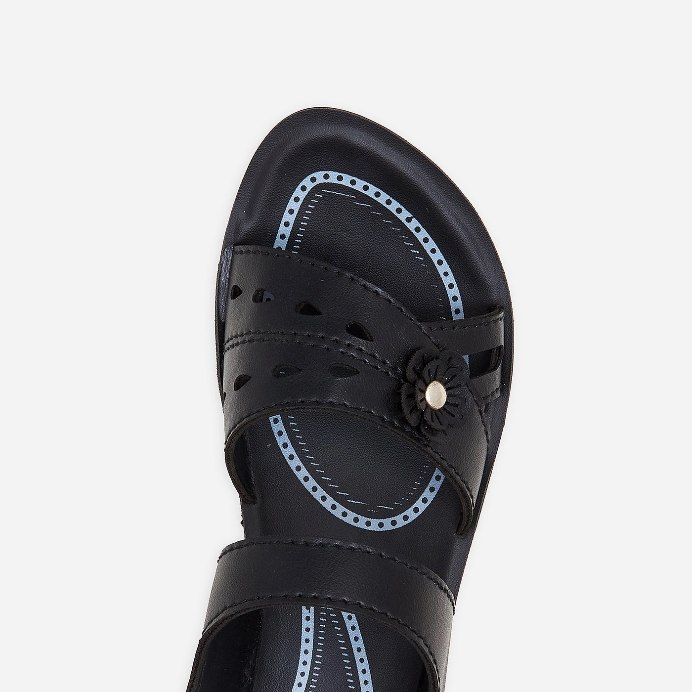 Girls' Strappy Sandals Flowery Sandals