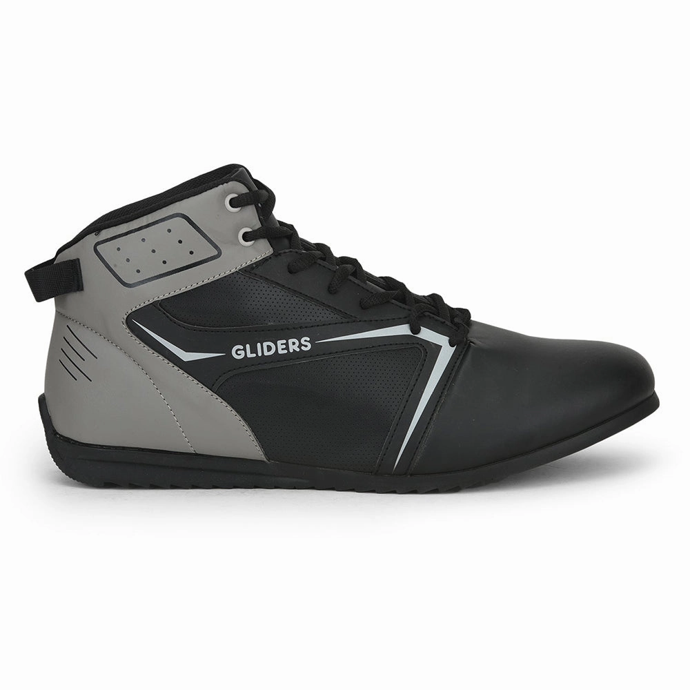 Gliders Casual Black Lacing Sneakers For Men RIDER-E By Liberty Originals X Liberty London Sl 72 Casual Shoes