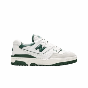 New Balance 550 White Green Metallic Gold New Balance