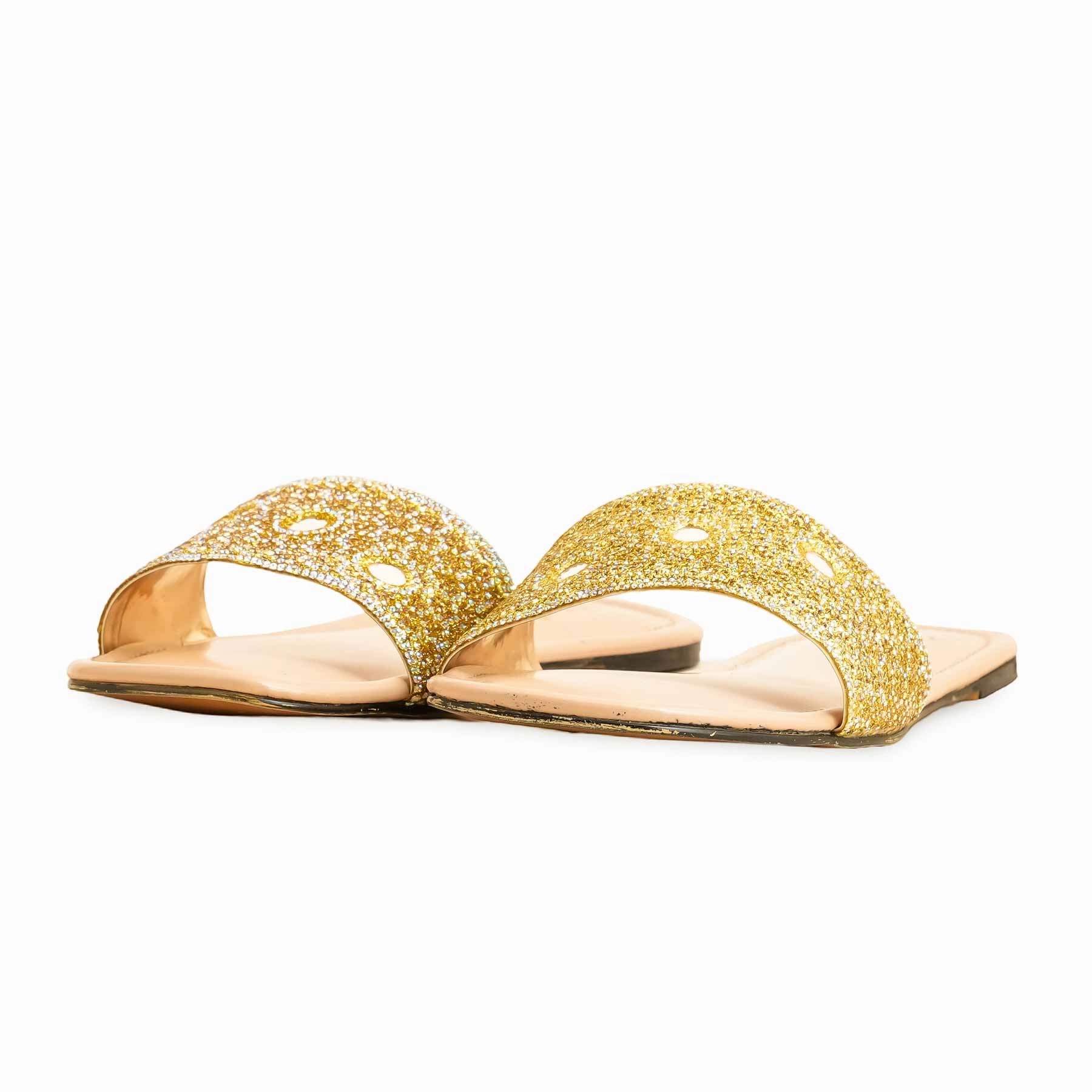 Ballet Slippers Cartoon Golden Fancy Slipper FN7796