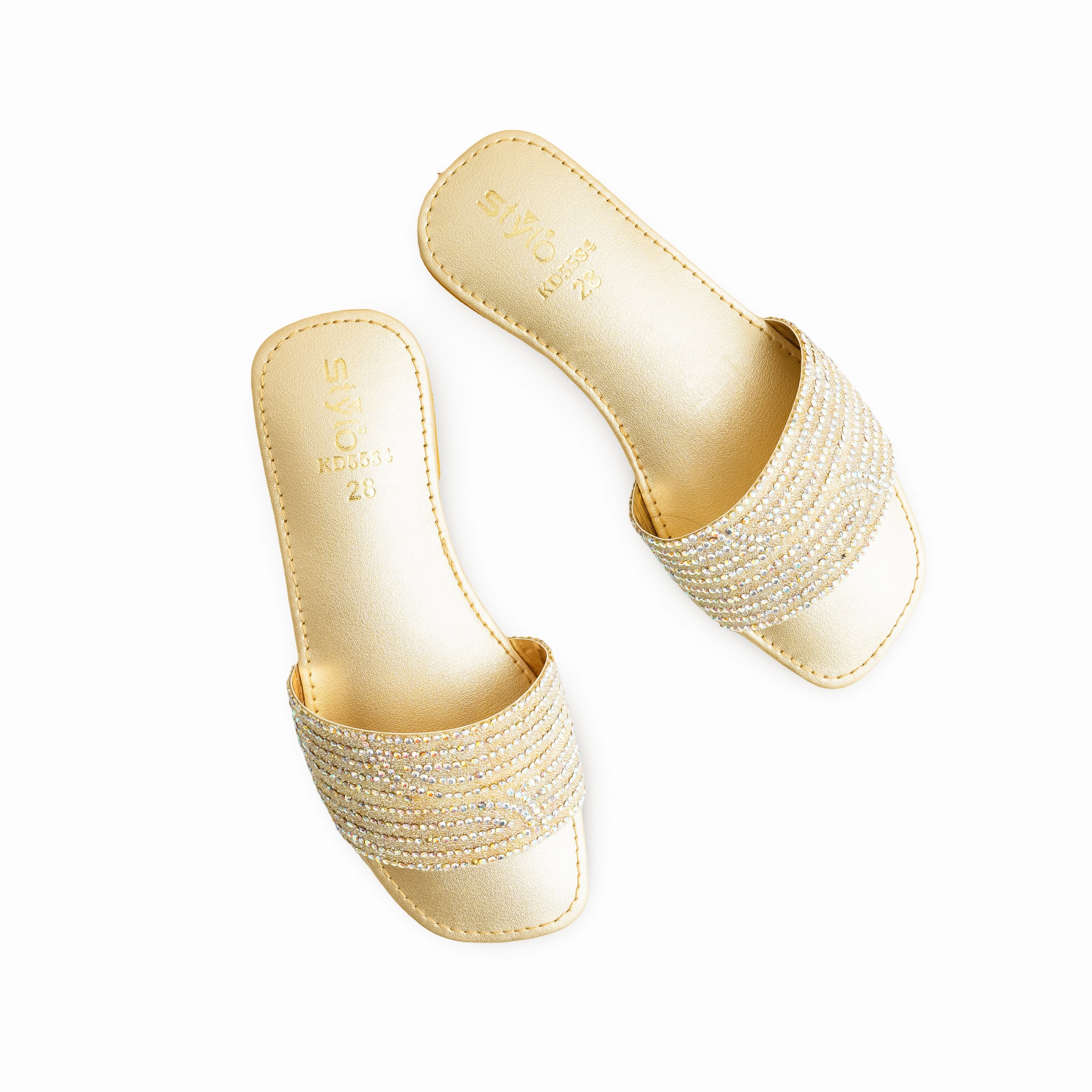 Golden Fancy Slipper FN7796 Thick Sole Slippers