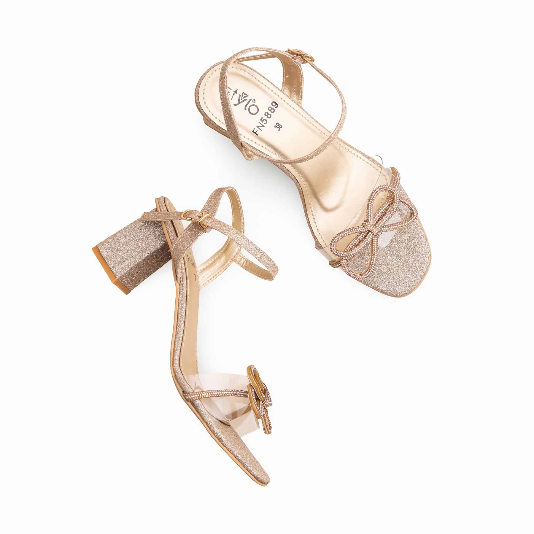 Sandals Resort Cancun Mexico Golden Fancy Women Sandal FN5889