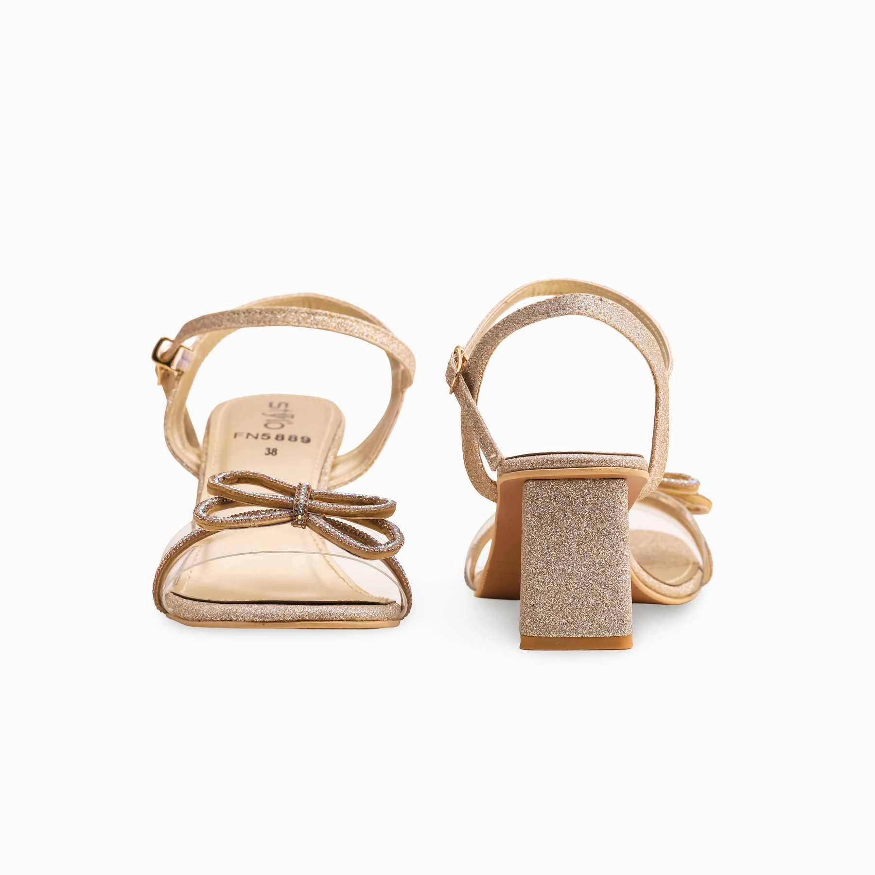 Cork Wedge Heel Sandals Golden Fancy Women Sandal FN5889
