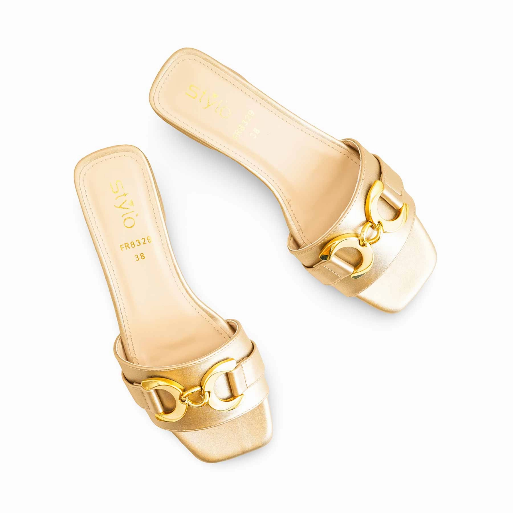 Slide Core Golden Formal Slipper FR8329