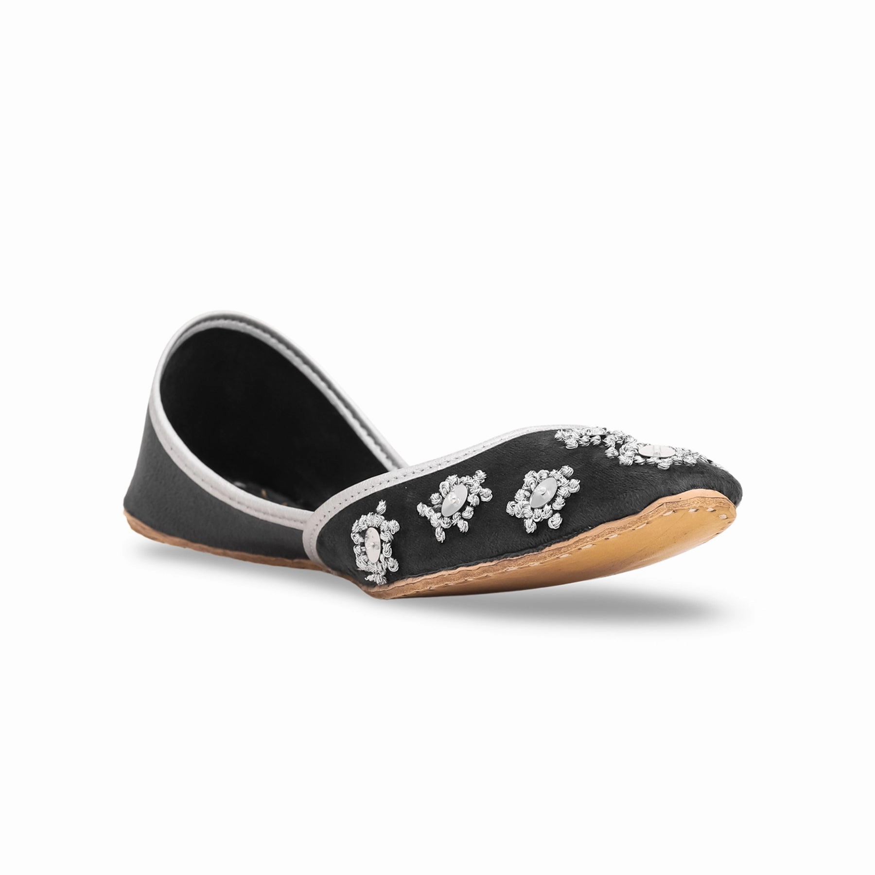 Grey Fancy Khusa EC8372 Flats Supportive Shoes