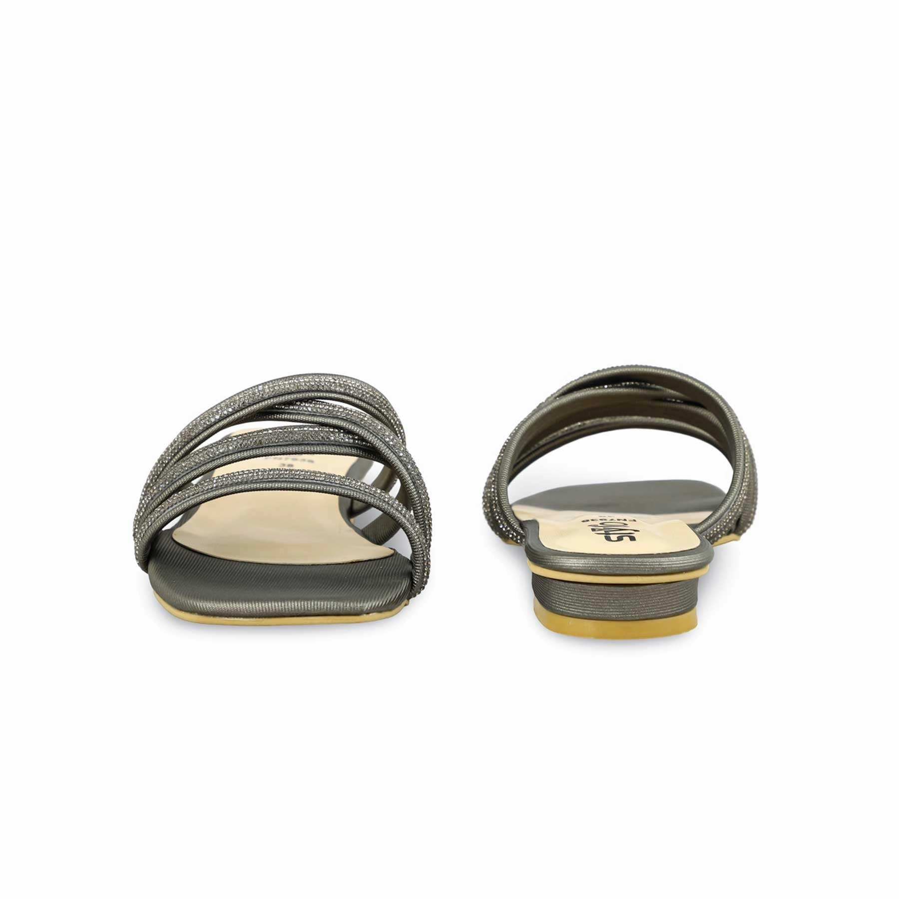 Shoes With Arch Support For Flat Feet Grey Fancy Women Slipper FN7938