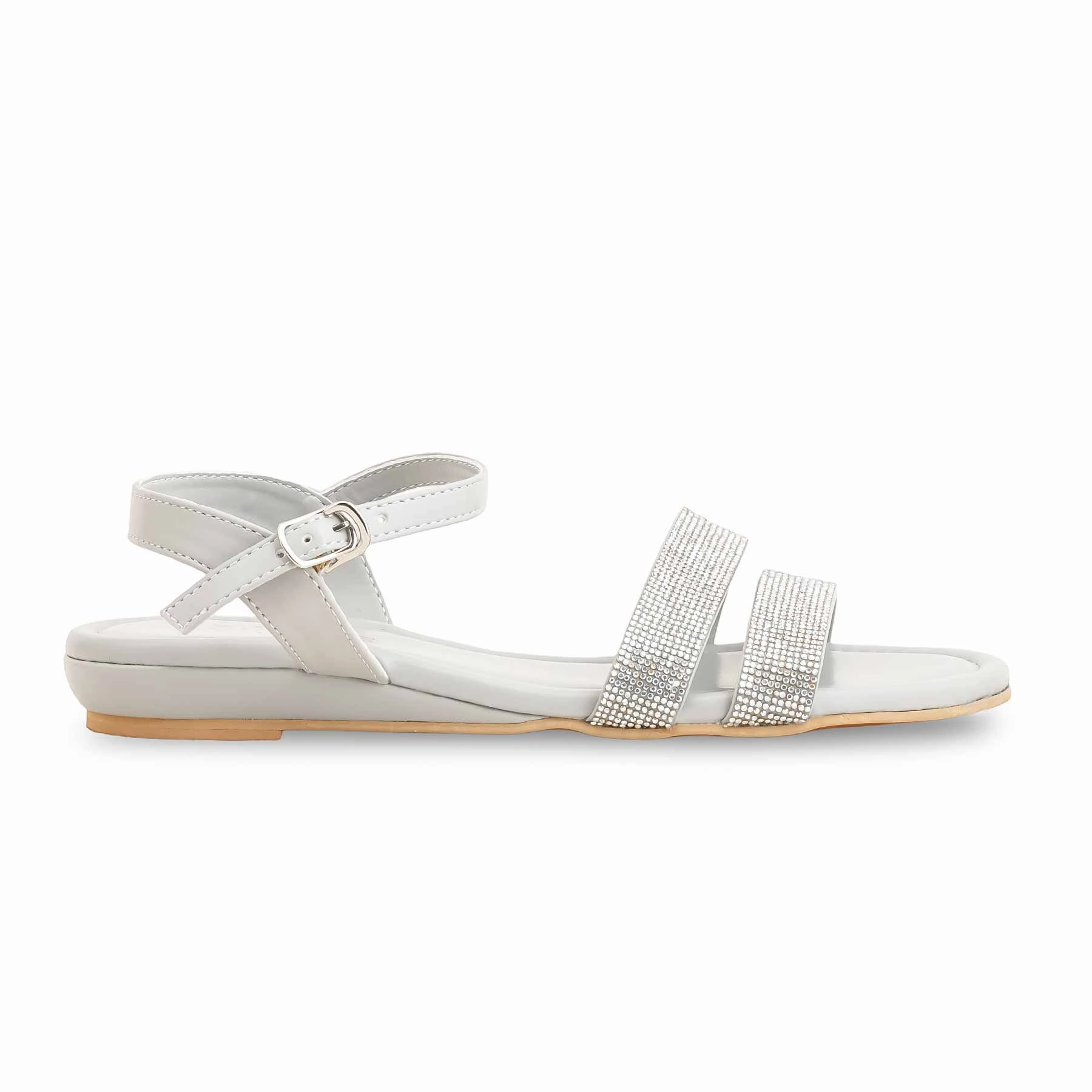 Grey Formal Sandal For Women FR5418 Sandals With A Bow