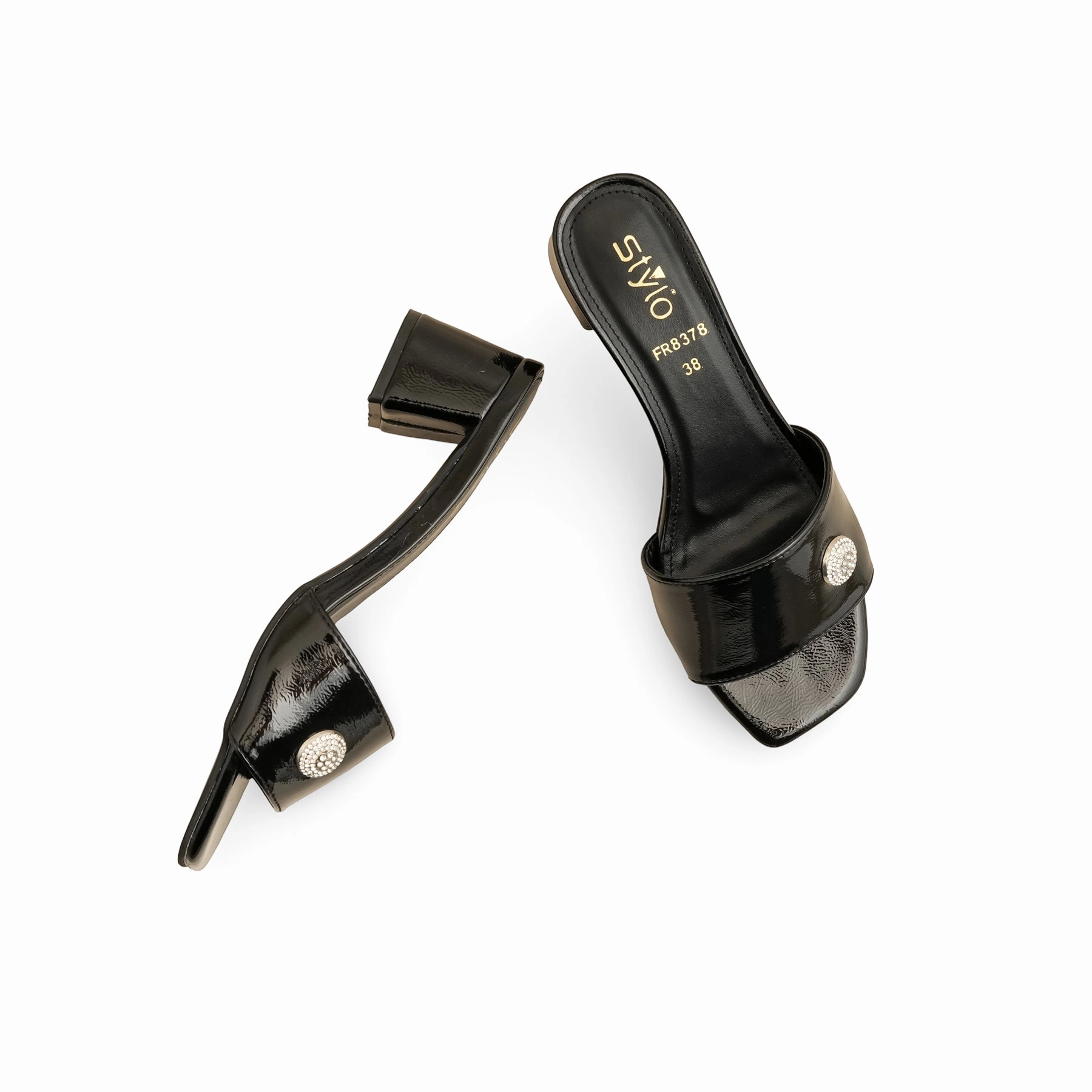 Black Formal Slipper FR8378 Tazz Slippers