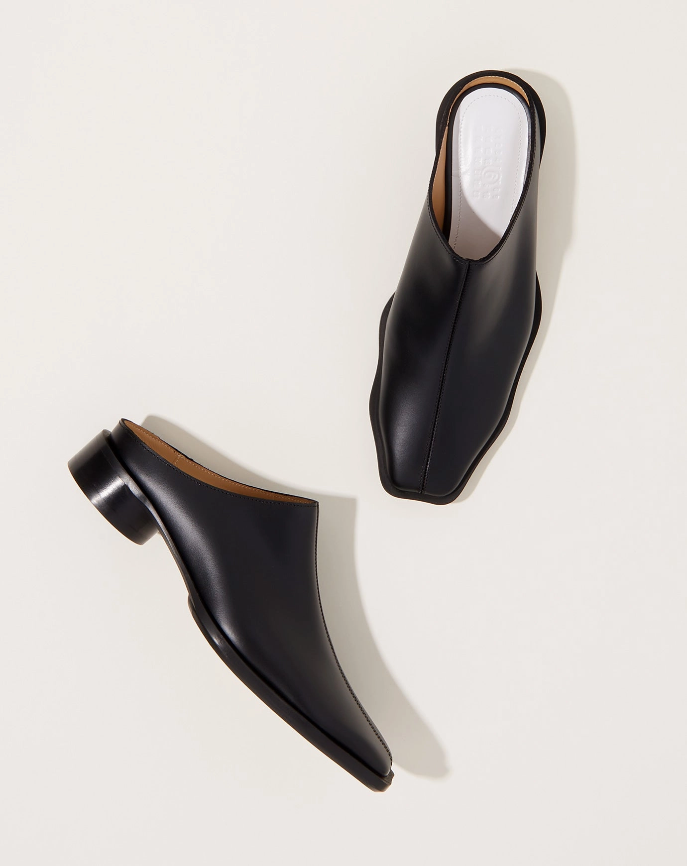 Slipper Mule in Black Goth Slippers