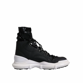 Edema Sneakers Dolce & Gabbana Black Nylon Galileo High Top Sneakers Shoes