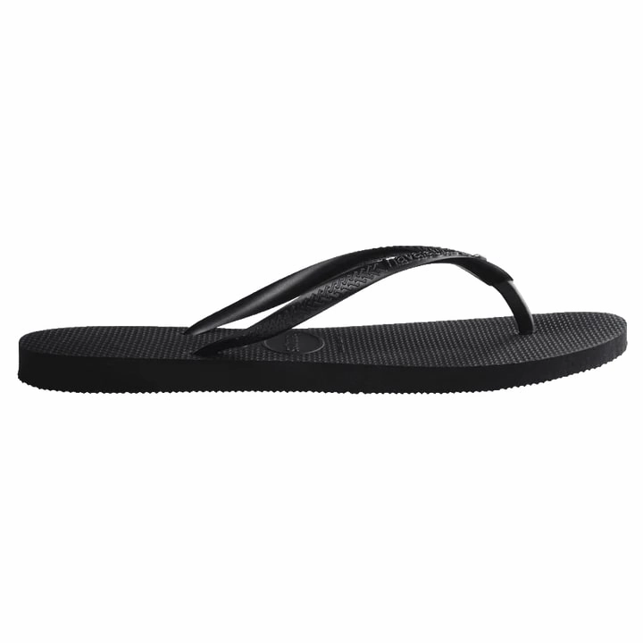 Havaianas Slim Swarovski II Crystal Flip Flops - Black Frisbee Flip Flops