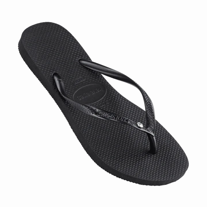 Havaianas Slim Swarovski II Crystal Flip Flops - Black Flip Flops Camouflage