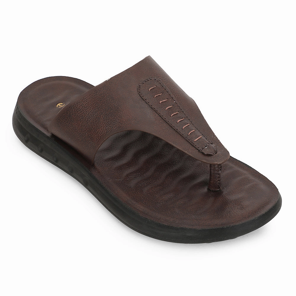 Healers Brown Casual Slipper For Men GHD-82 By Liberty Bert And Ernie Slippers