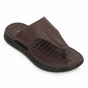 China Slippers Healers Brown Casual Slipper For Men GHD-82 By Liberty