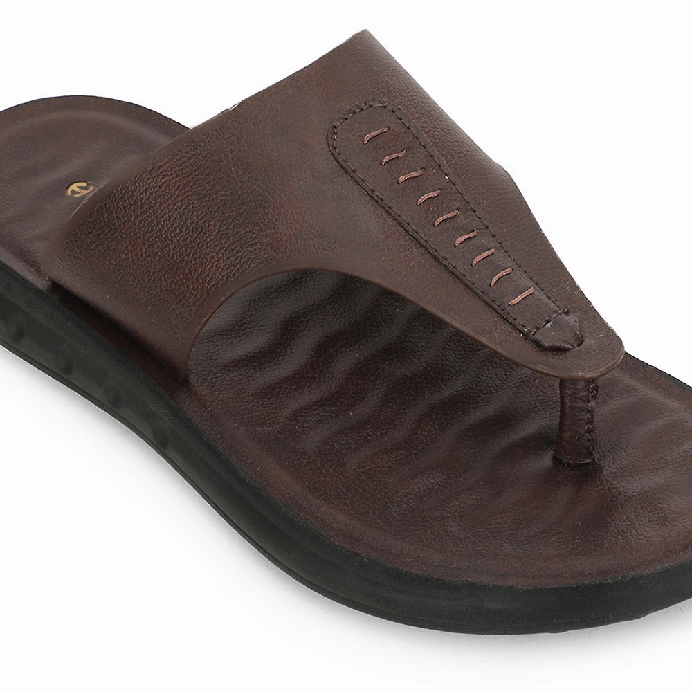 Healers Brown Casual Slipper For Men GHD-82 By Liberty Camp Slides