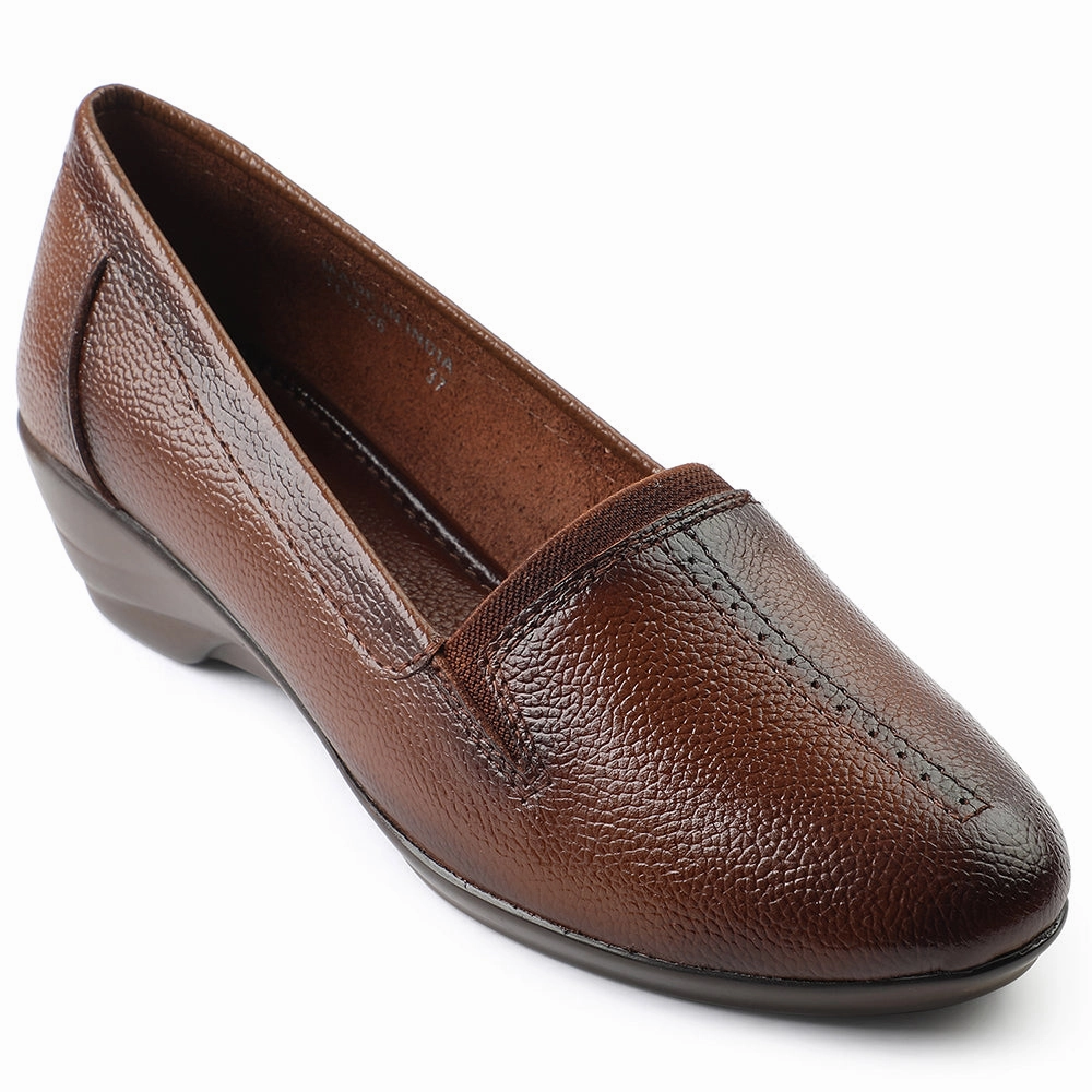 Comfiest Casual Shoes Healers Tan Ballerina Shoes For Women TLO-26 By Liberty