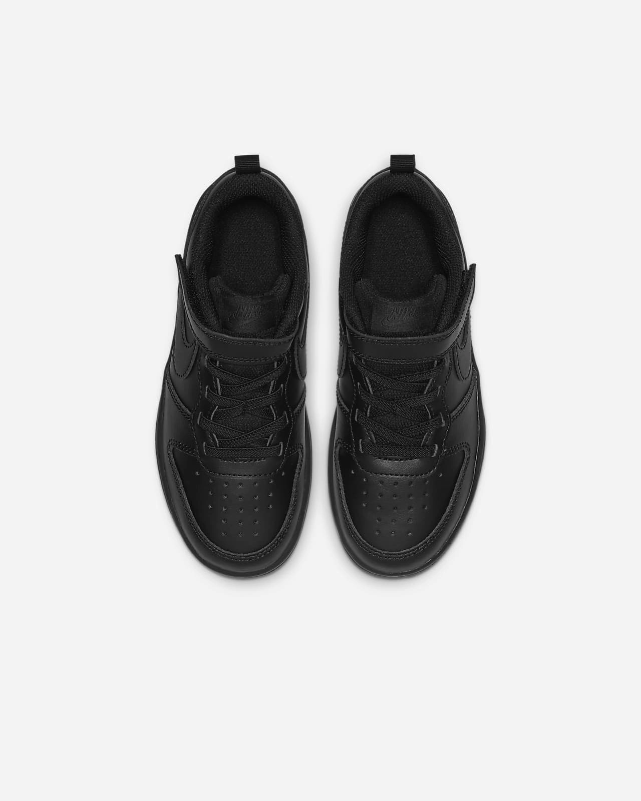 Nike Court Borough PS "Full black" enfant Asic Tiger Shoes