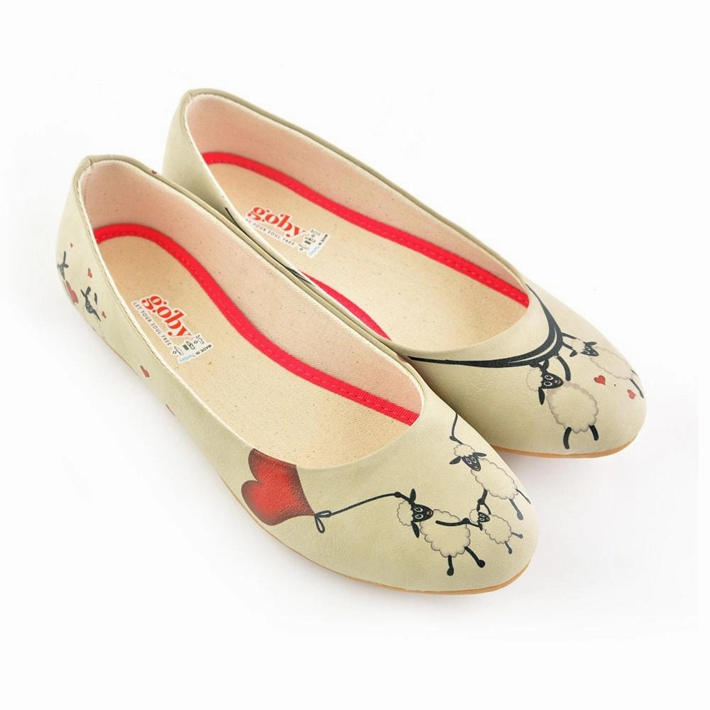 Sheep Love Ballerinas Shoes 1029 Walking Shoes For People With Flat Feet