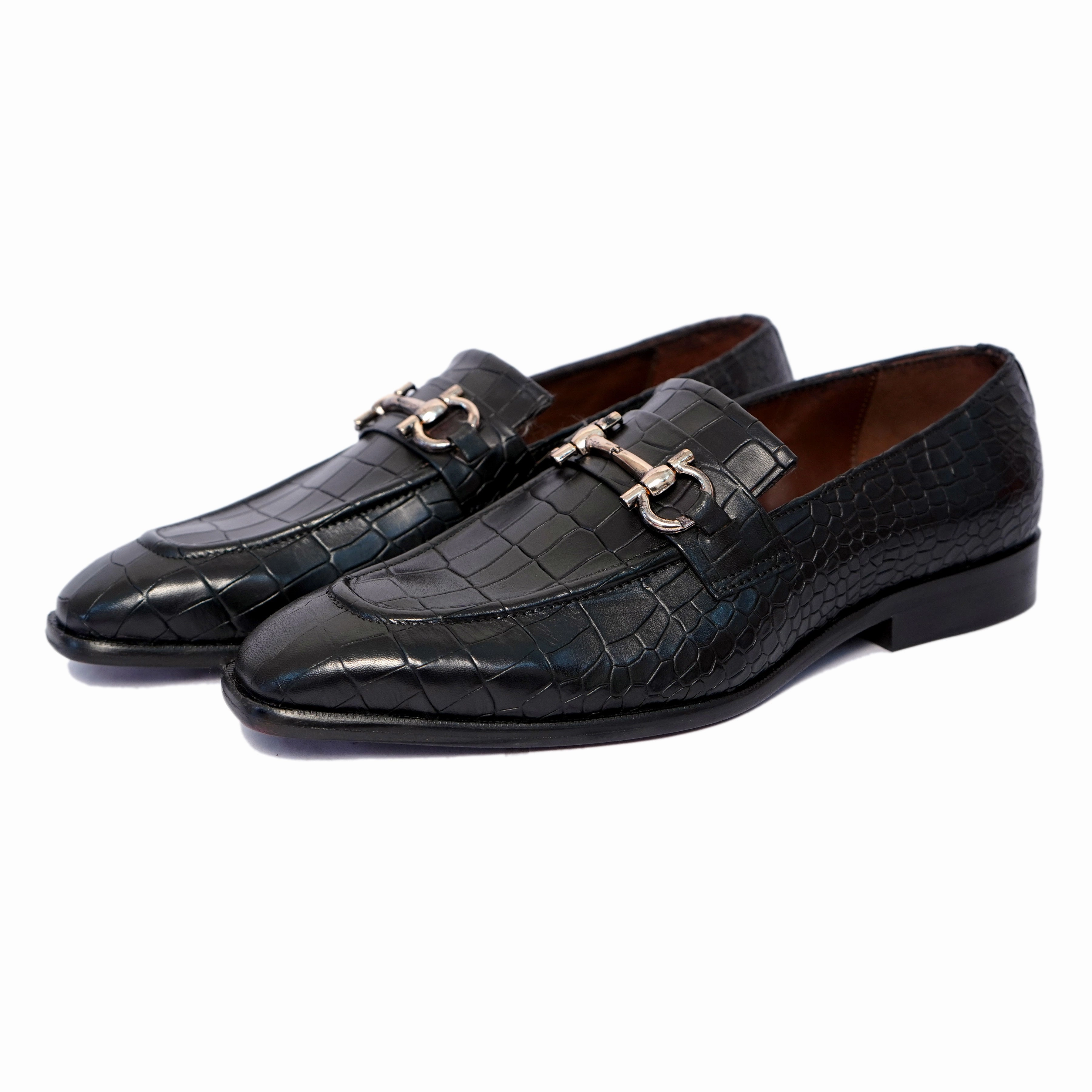 Trendy Loafers 2024 Horsebit Loafers Croco