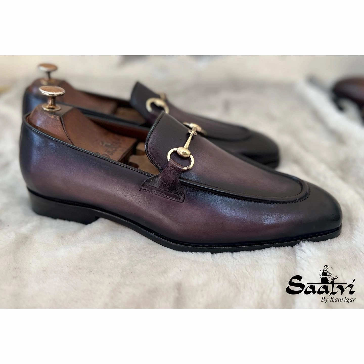 Ferragamo Sport Loafers Horsebit Loafers Hand Patina