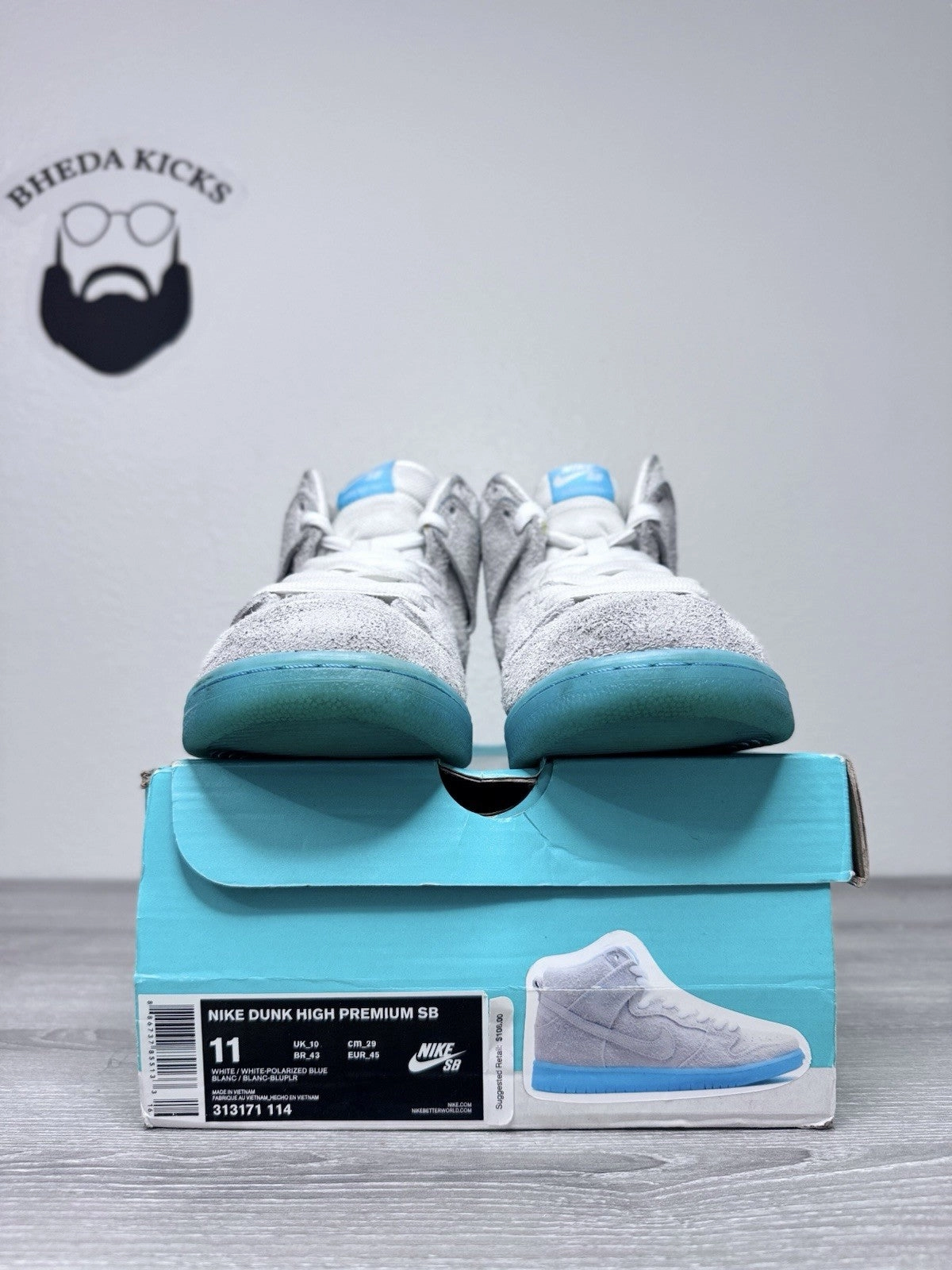 Size 11 - Nike Dunk SB High Chairman Bao 313171-114 Preowned Authentic Rare Asics Gel Contend 6 Running Shoes