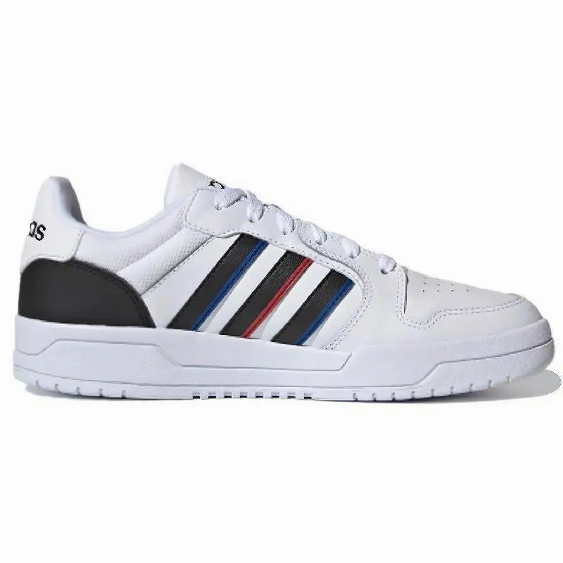 adidas neo Entrap Skateboarding Shoes Men Low-top White/Black/Red Sneakers shoes FY6075 Adidas Crazyflight Volleyball Shoes