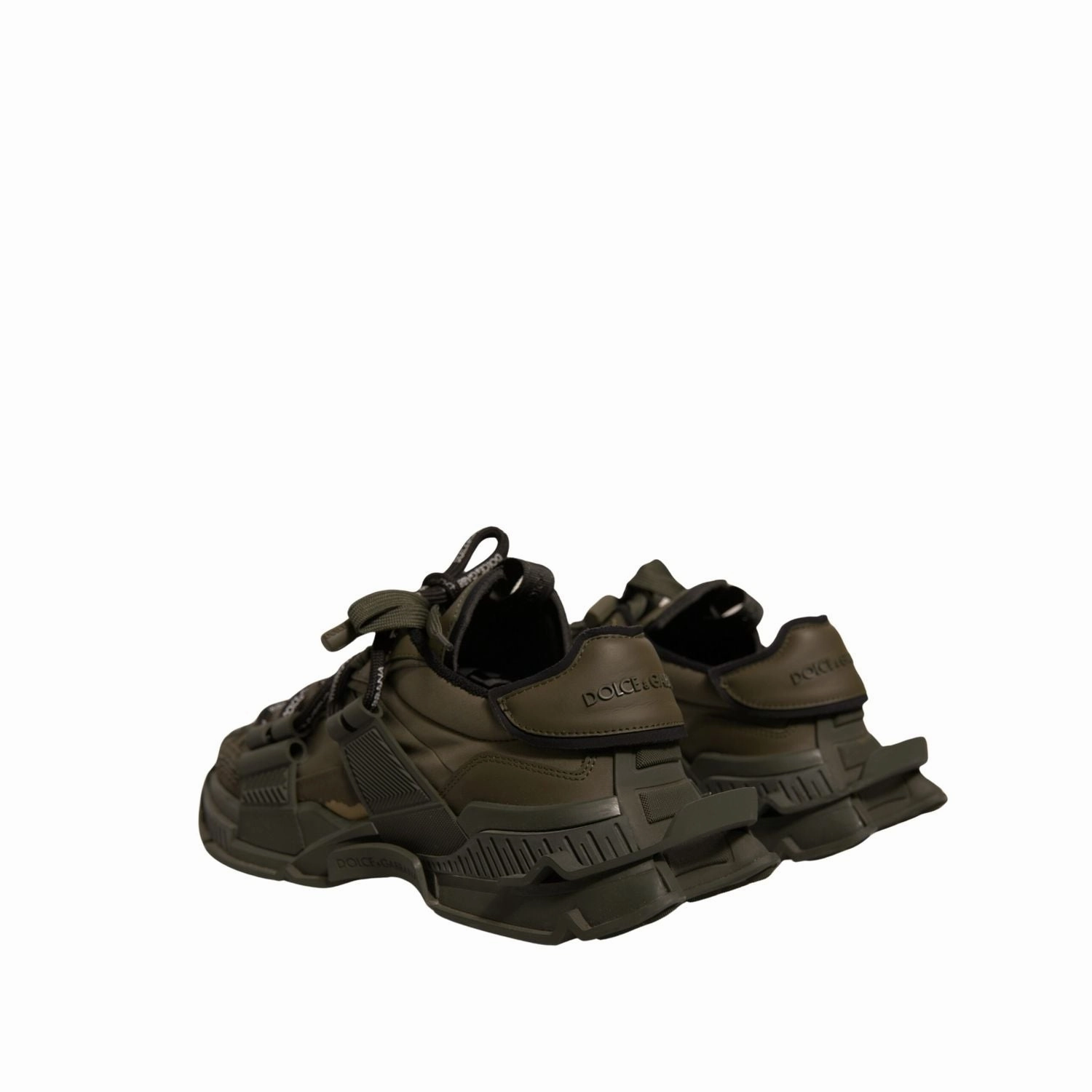 High Top Sneakers With Shorts Dolce & Gabbana Military Green Space Low Top Sneakers Shoes