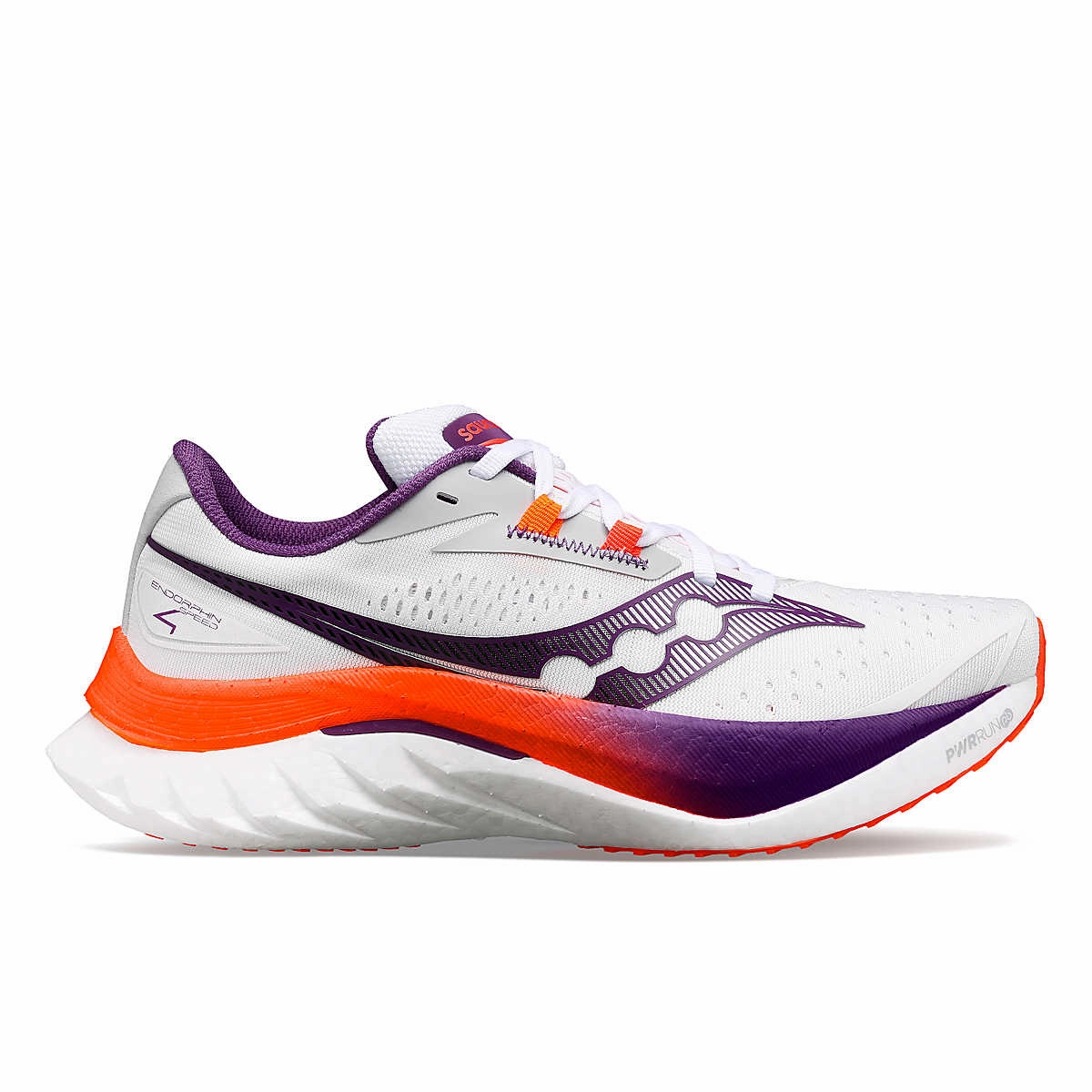 Saucony | Endorphin Speed 4 | Women's | White/Violet Revel 7 Running Shoe