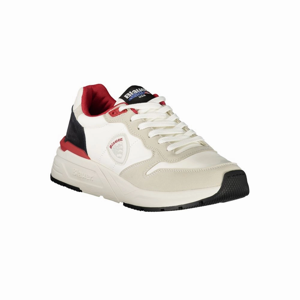 Vaneli Sneakers Blauer White Polyester Men Sneaker