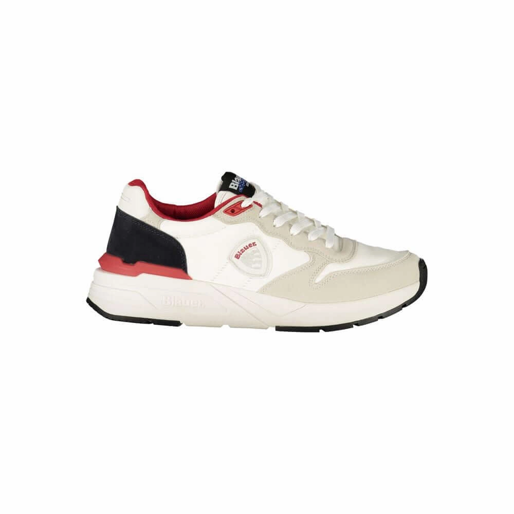 New Sneakers Release Blauer White Polyester Men Sneaker