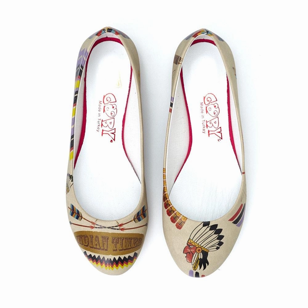 Indian Times Ballerinas Shoes 1085 Flat Platform Shoes