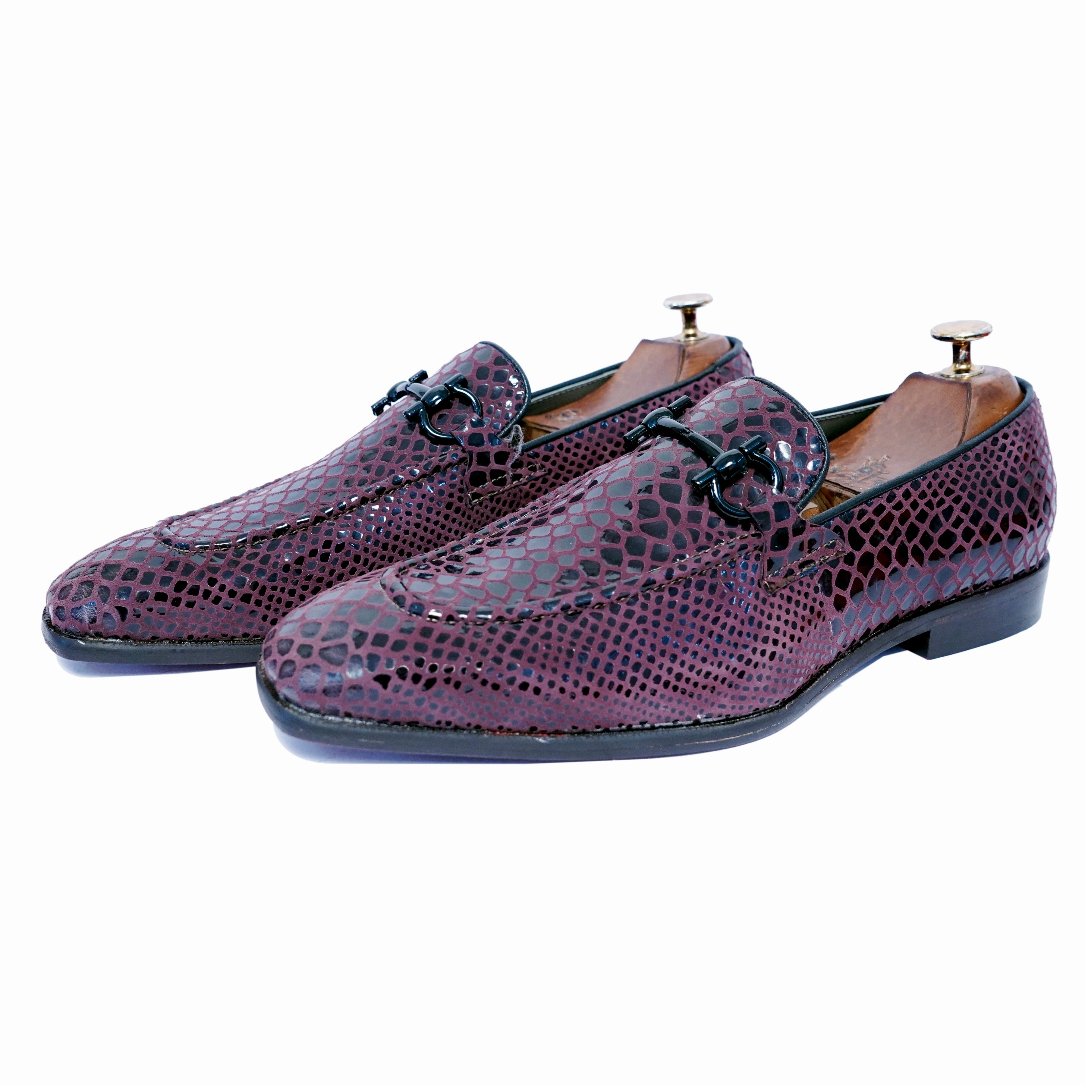 Casual Loafers Slip-ons Snake Foil Loafers - V