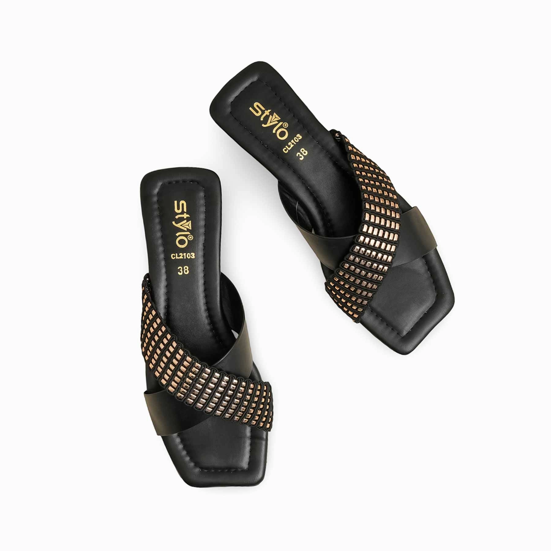 Black Casual Slipper CL2103 Evry Slippers