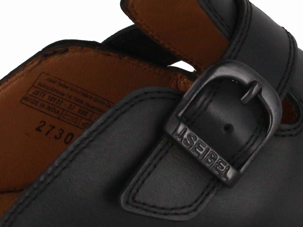 Toddler Slippers J. Seibel Men Leather Slippers Width G 'Madrid' , black