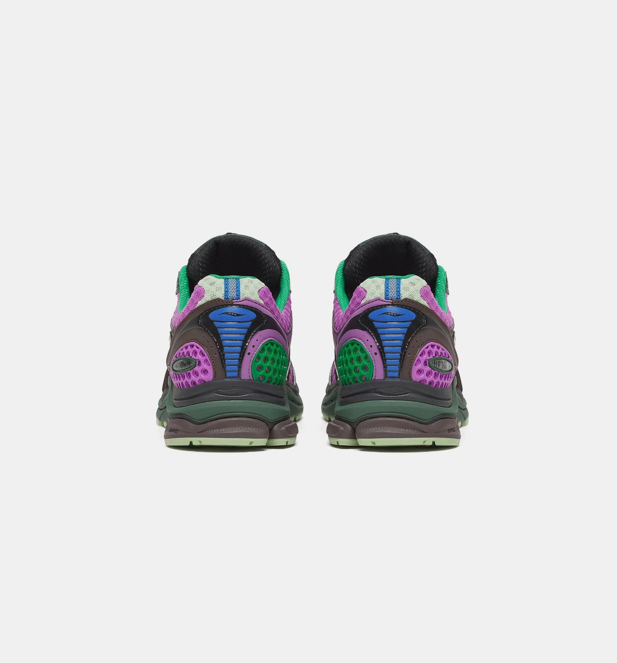 Clifton 8 Running Shoes Jaetips x Saucony Progrid Triumph 4 Perrilla Mens Lifestyle Shoes - Purple/Brown/Green/Multi Color