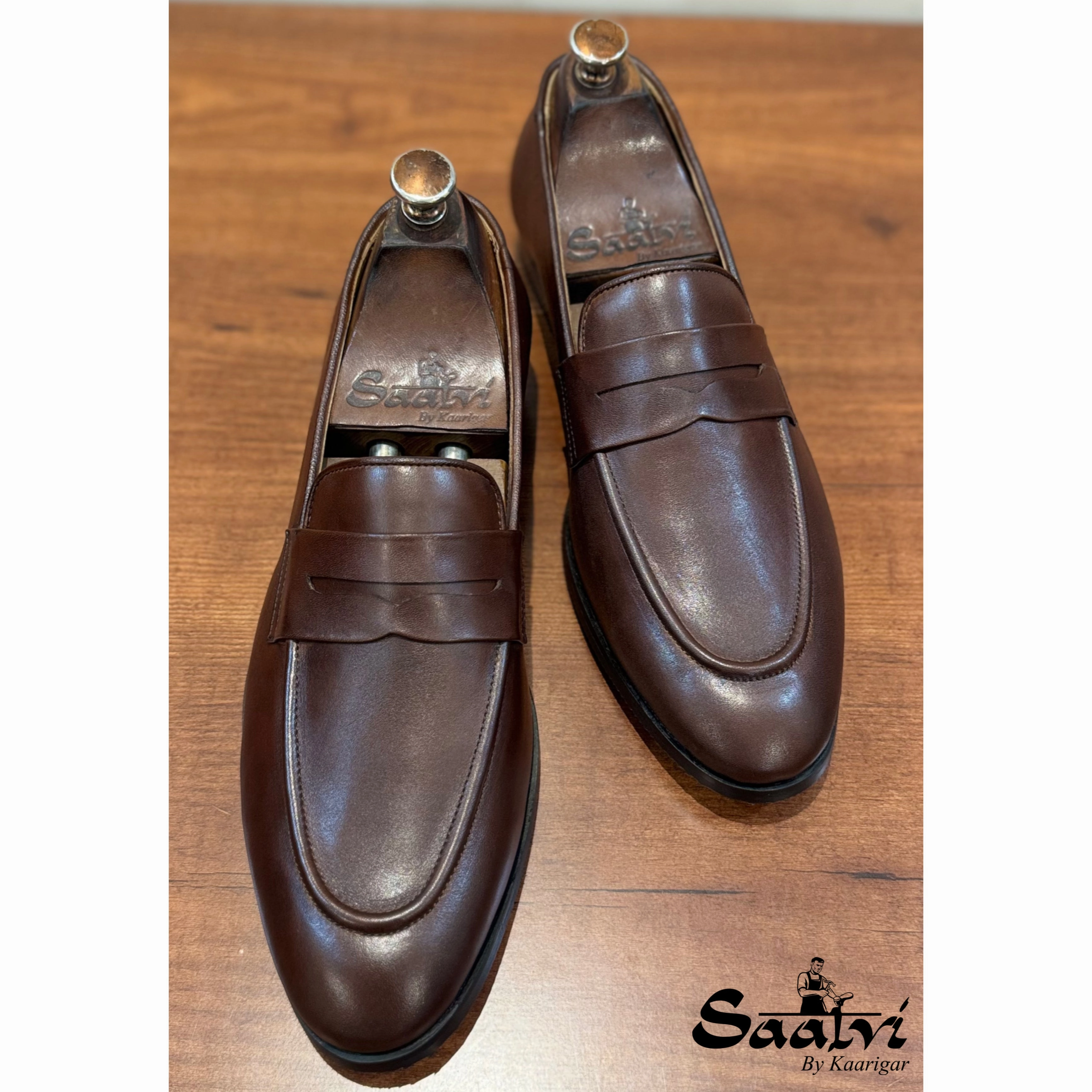 Edelman Loafers Jamie | Brown Penny Loafers