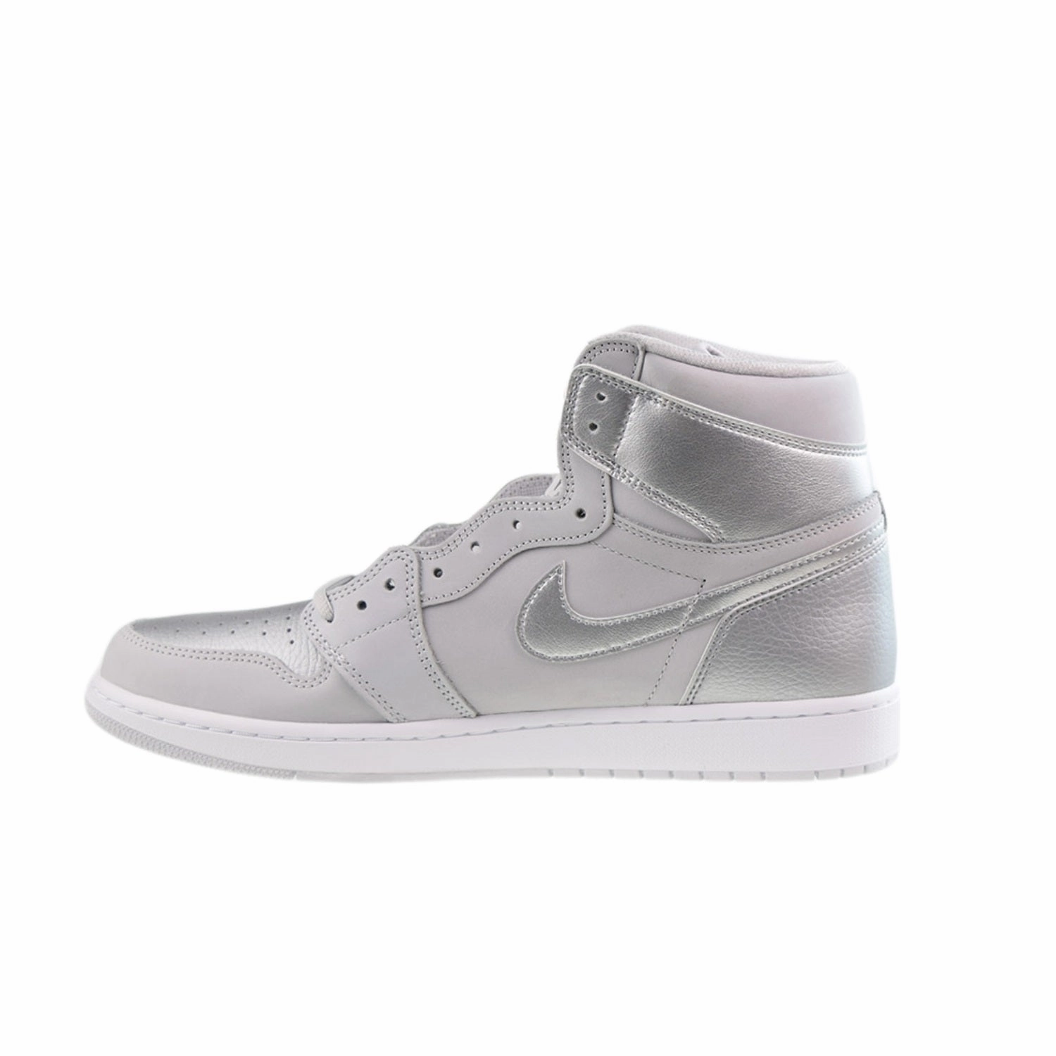 Valentino Casual Shoes Jordan 1 Retro High CO Japan Men's Shoes Neutral Grey-Metallic Silver
