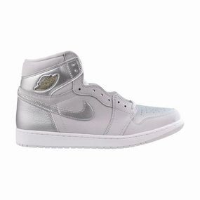 Jordan 1 Retro High CO Japan Men's Shoes Neutral Grey-Metallic Silver Dk Casual Shoes