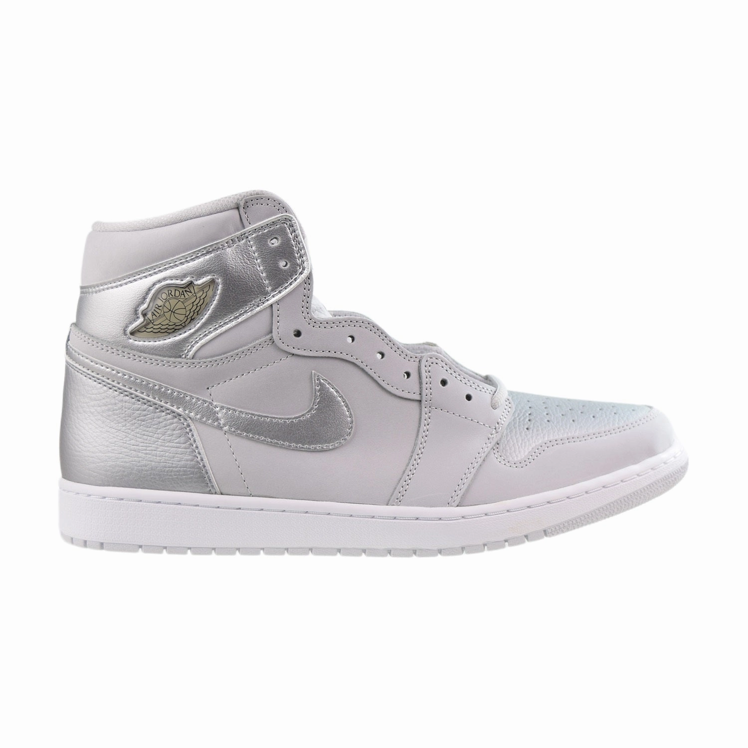 Court Graffik Casual Skate Shoe Jordan 1 Retro High CO Japan Men's Shoes Neutral Grey-Metallic Silver